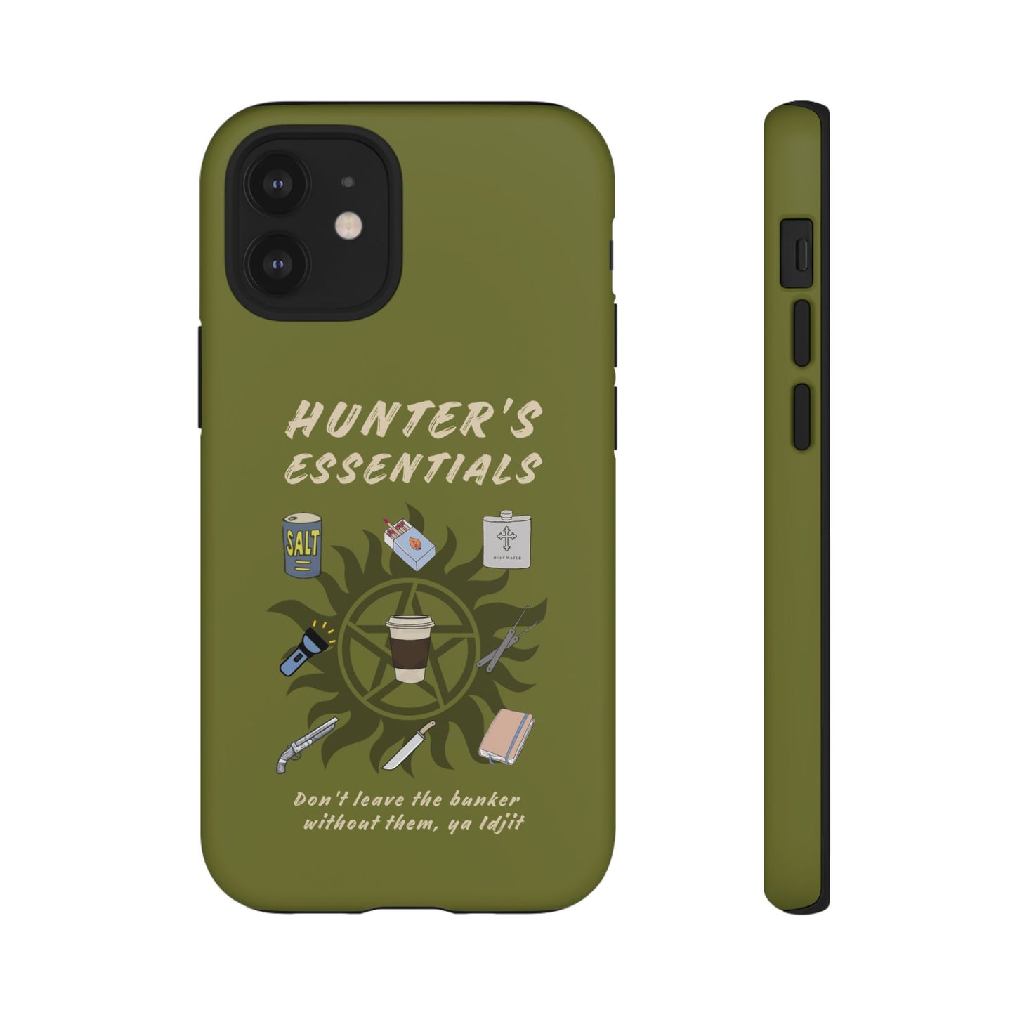 Hunter's Essentials Tough Phone Case - Supernatural Fan Design | Protective Phone Cover | iPhone, Galaxy & Pixel