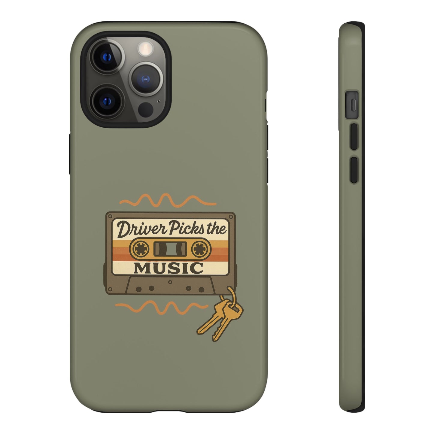 Driver Picks the Music Protective Phone Case - Supernatural Fan Design | Tough Dual-Layer Cover | Glossy Finish