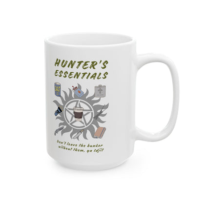 Hunter's Essentials Mug - Supernatural Fan Design | Coffee Mug