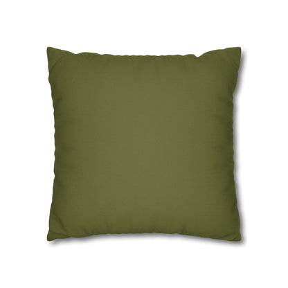 Hunter's Essentials Olive Green Pillowcase - Supernatural Fan Design | Decorative Cover | 100% Polyester