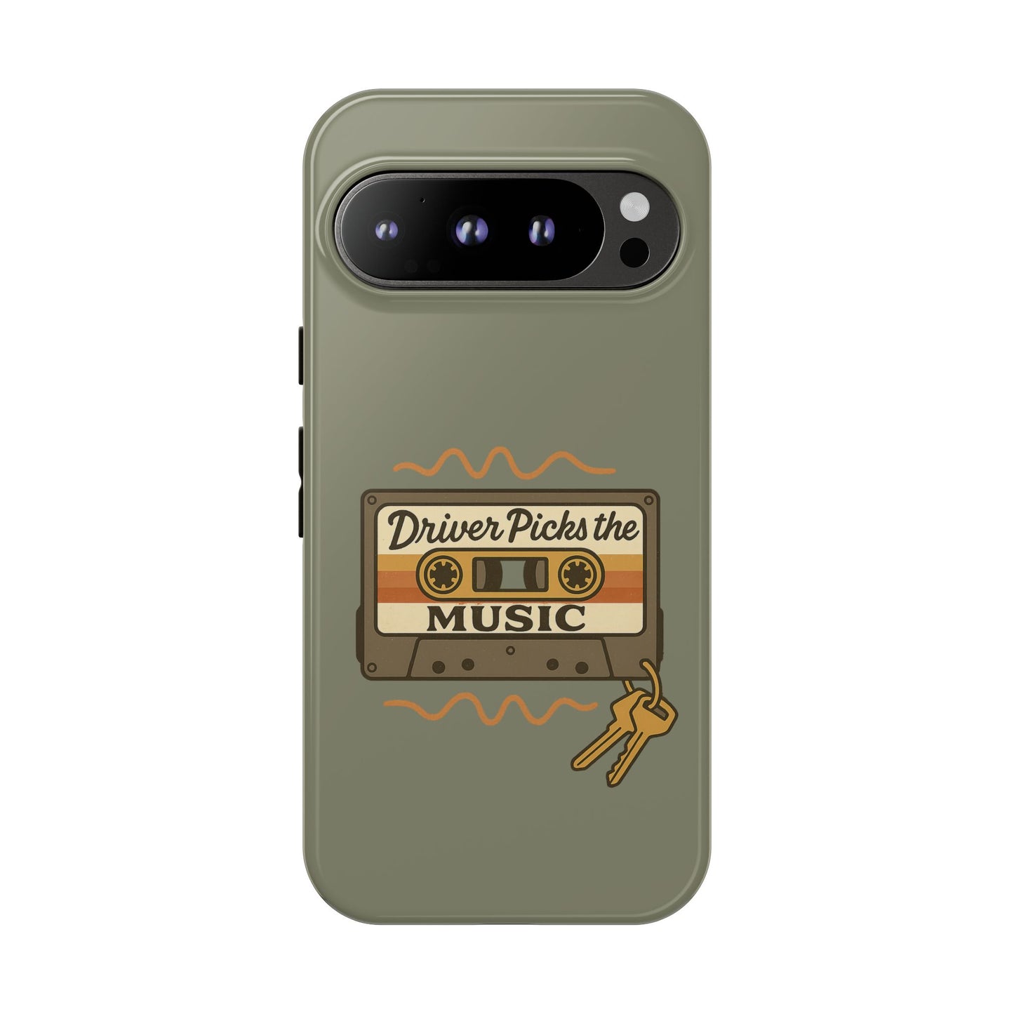 Driver Picks the Music Protective Phone Case - Supernatural Fan Design | Tough Dual-Layer Cover | Glossy Finish