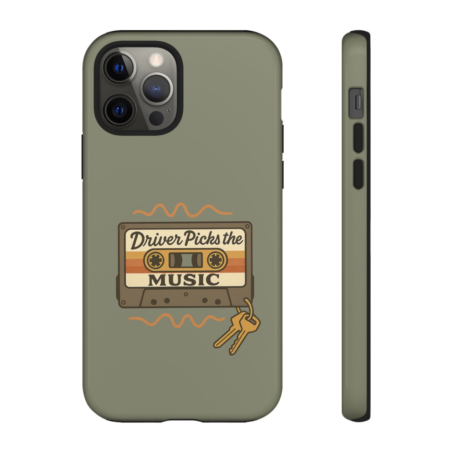 Driver Picks the Music Protective Phone Case - Supernatural Fan Design | Tough Dual-Layer Cover | Glossy Finish