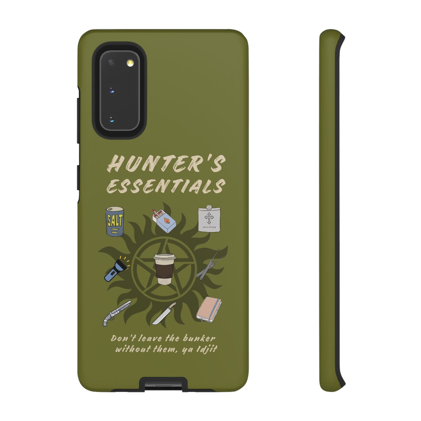 Hunter's Essentials Tough Phone Case - Supernatural Fan Design | Protective Phone Cover | iPhone, Galaxy & Pixel