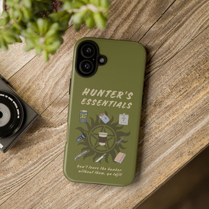 Hunter's Essentials Tough Phone Case - Supernatural Fan Design | Protective Phone Cover | iPhone, Galaxy & Pixel
