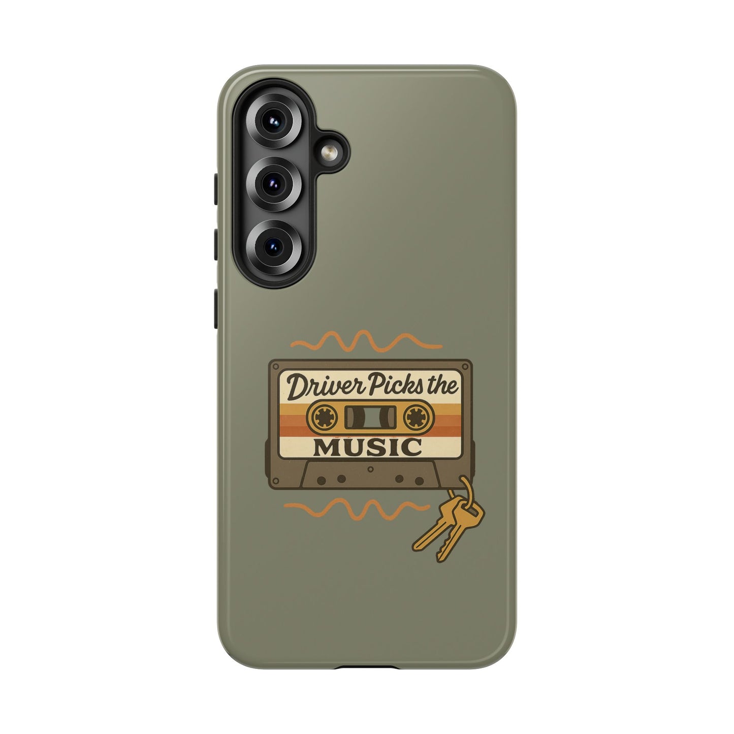 Driver Picks the Music Protective Phone Case - Supernatural Fan Design | Tough Dual-Layer Cover | Glossy Finish