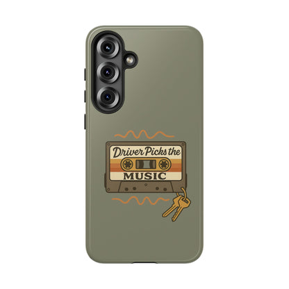 Driver Picks the Music Protective Phone Case - Supernatural Fan Design | Tough Dual-Layer Cover | Glossy Finish
