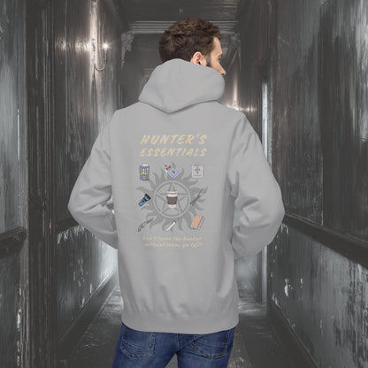 Hunter's Essentials Unisex Midweight Fleece Hoodie - Supernatural Fan Design | Pullover Hoodie