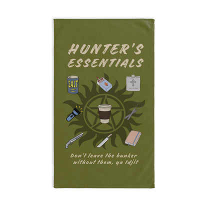 Hunter's Essentials Hand Towel - Supernatural Fan Design | Kitchen & Bathroom Decor | Fandom Home