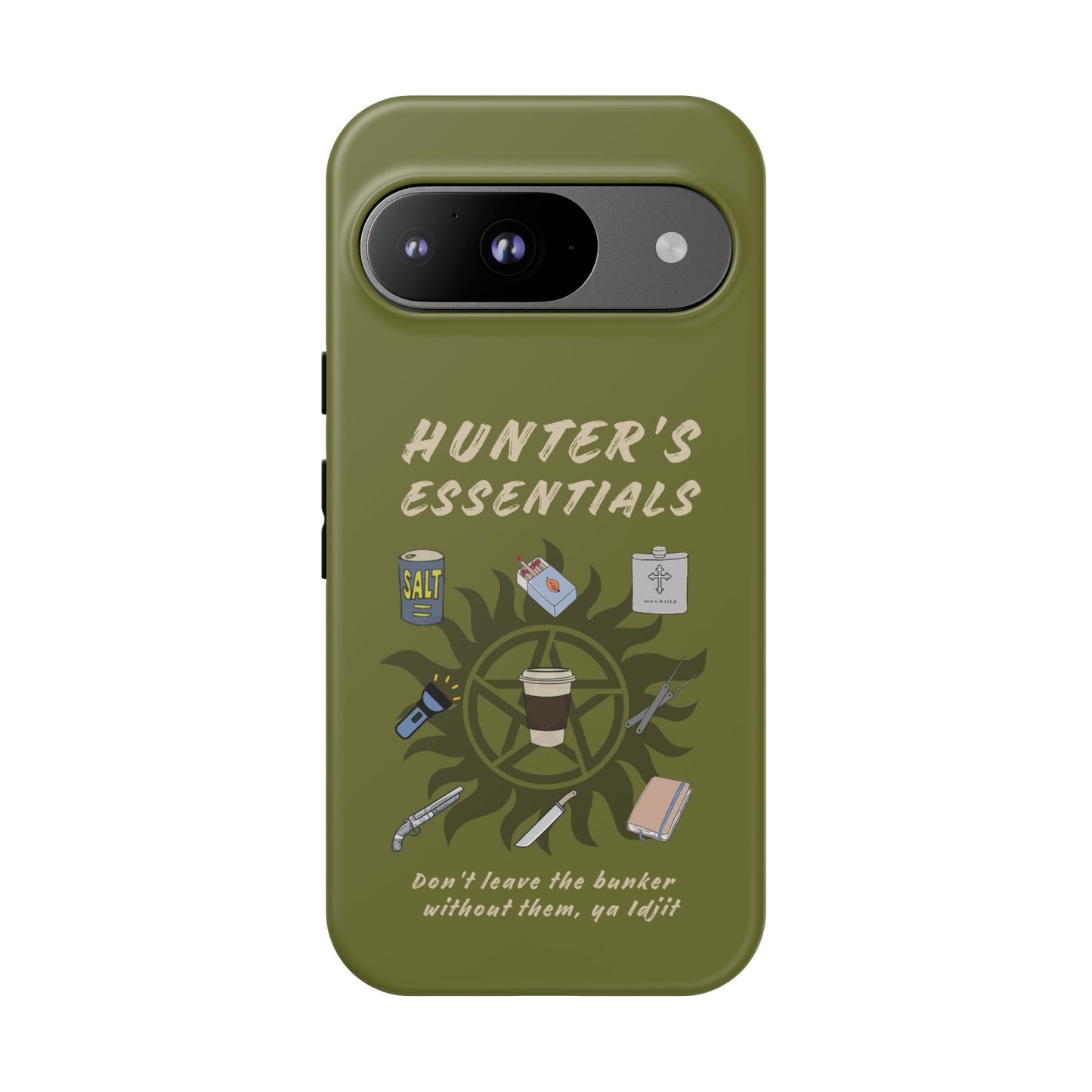 Hunter's Essentials Tough Phone Case - Supernatural Fan Design | Protective Phone Cover | iPhone, Galaxy & Pixel