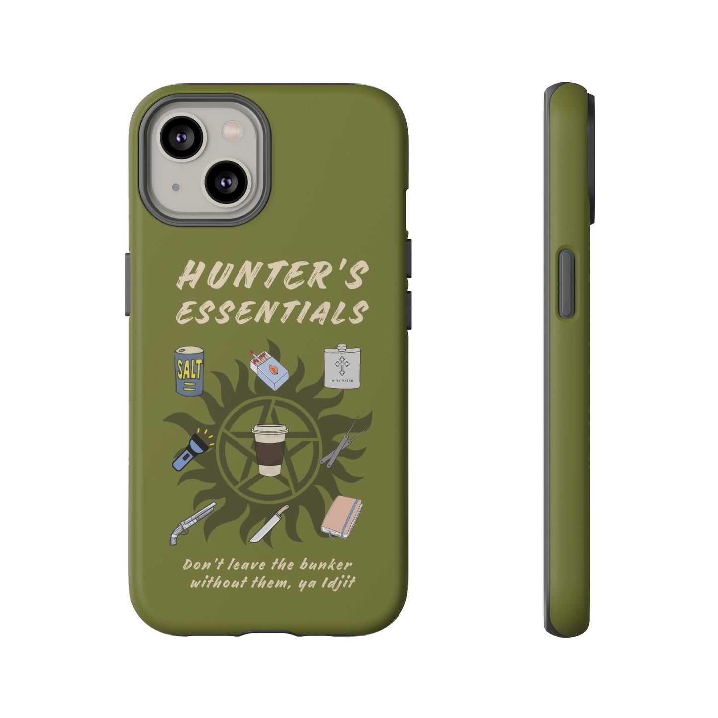 Hunter's Essentials Tough Phone Case - Supernatural Fan Design | Protective Phone Cover | iPhone, Galaxy & Pixel