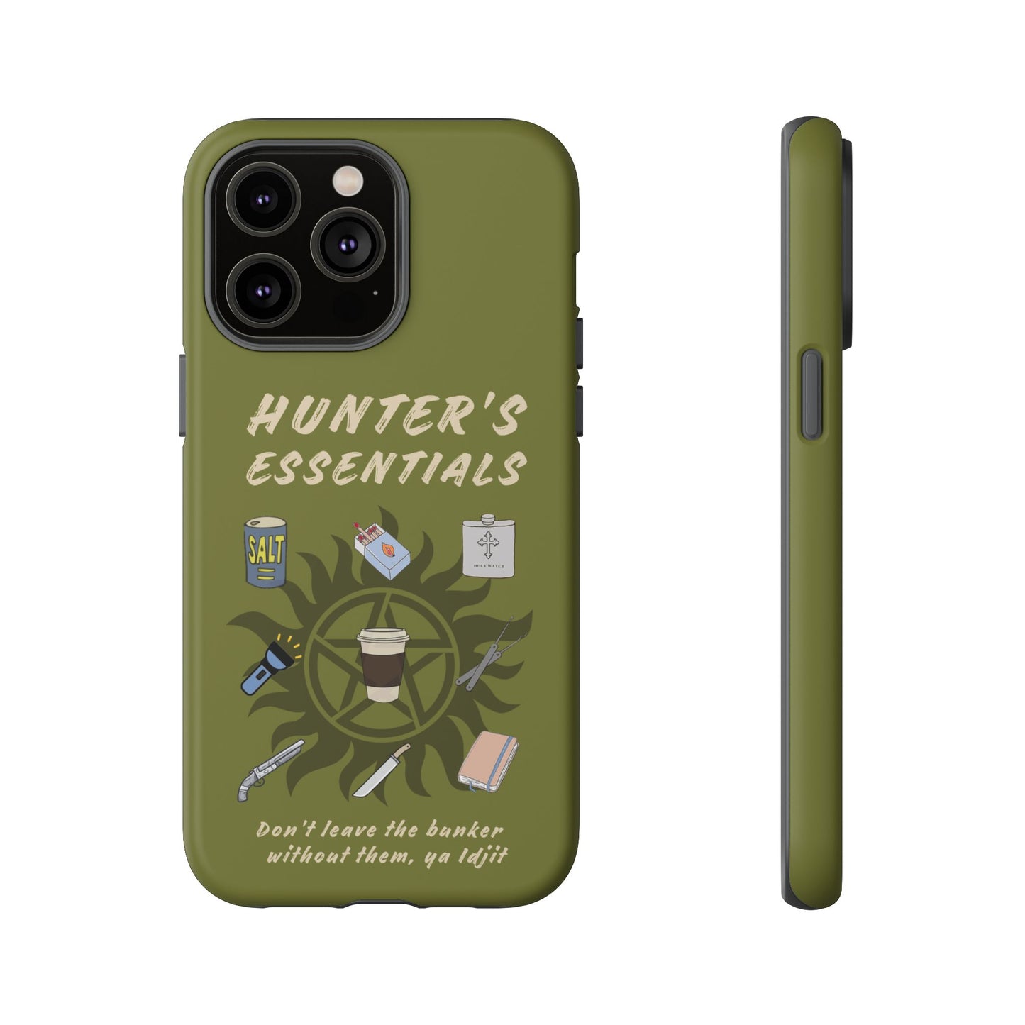 Hunter's Essentials Tough Phone Case - Supernatural Fan Design | Protective Phone Cover | iPhone, Galaxy & Pixel