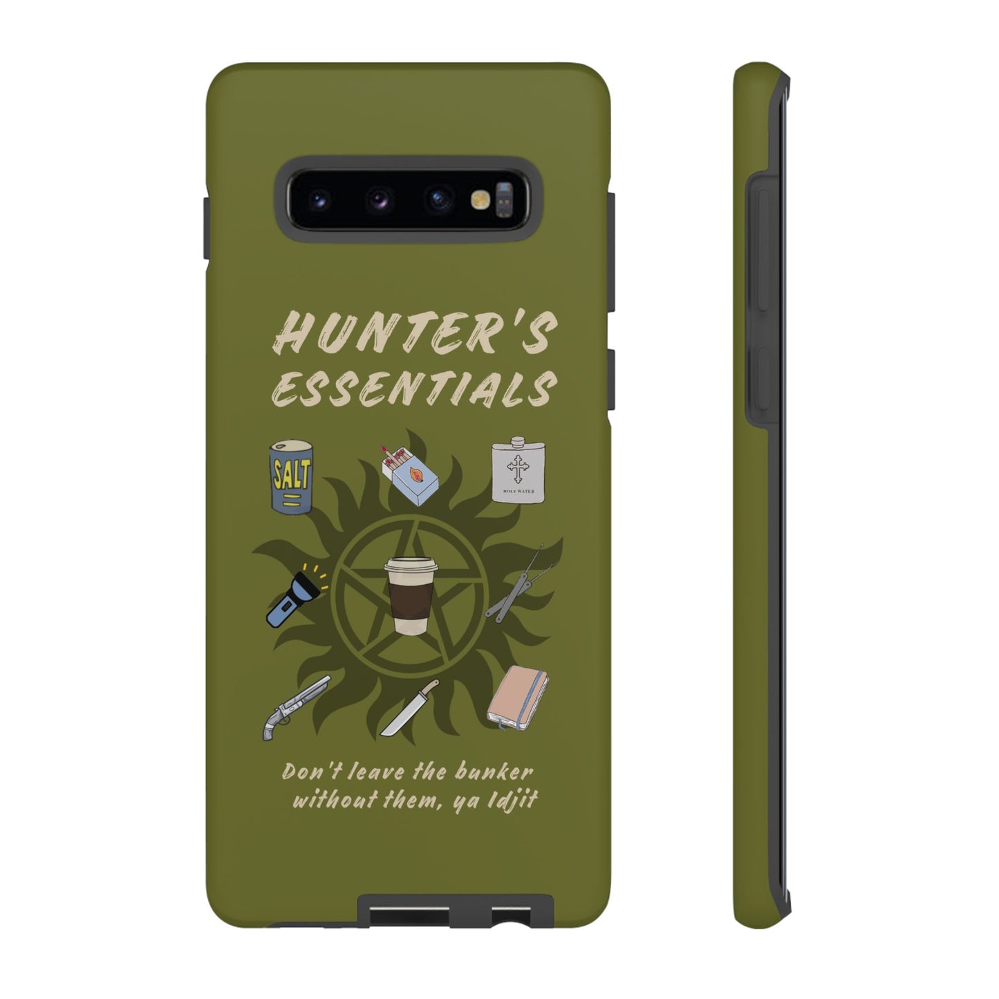 Hunter's Essentials Tough Phone Case - Supernatural Fan Design | Protective Phone Cover | iPhone, Galaxy & Pixel