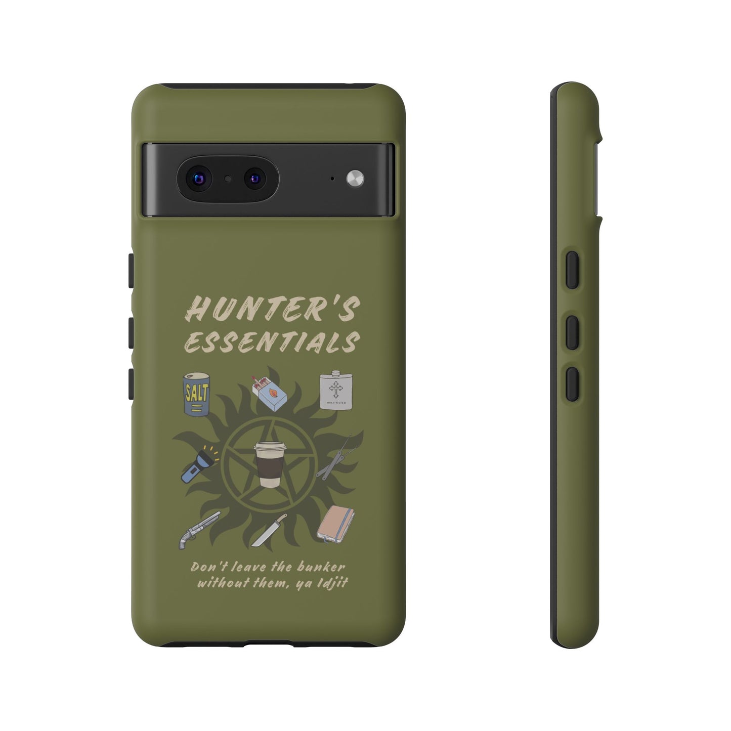 Hunter's Essentials Tough Phone Case - Supernatural Fan Design | Protective Phone Cover | iPhone, Galaxy & Pixel