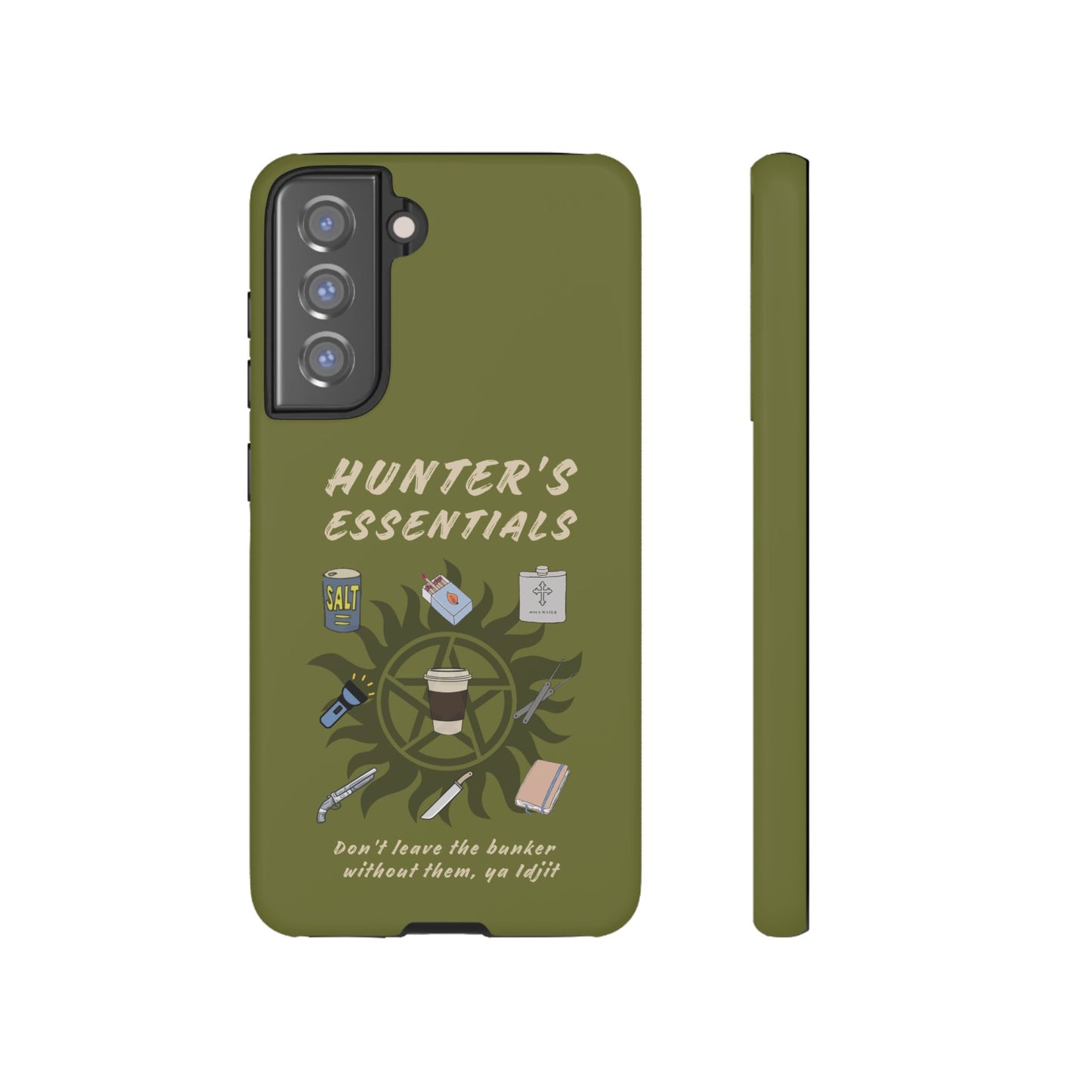 Hunter's Essentials Tough Phone Case - Supernatural Fan Design | Protective Phone Cover | iPhone, Galaxy & Pixel