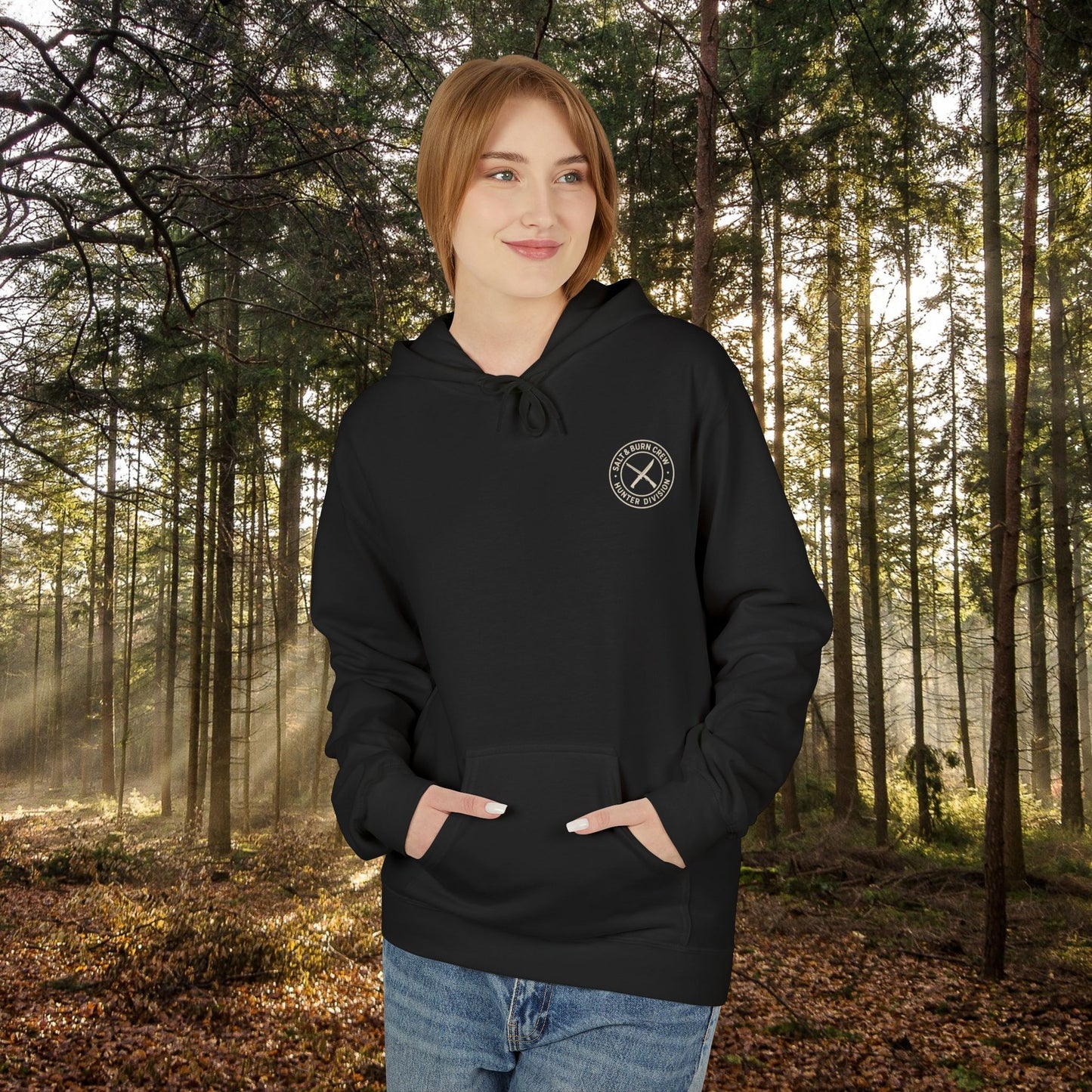 Salt & Burn Crew Hoodie - Supernatural Fan Design | Fandom Pullover | Anti-Possession Symbol Unisex Sweatshirt | Cozy Grunge SPN Gear