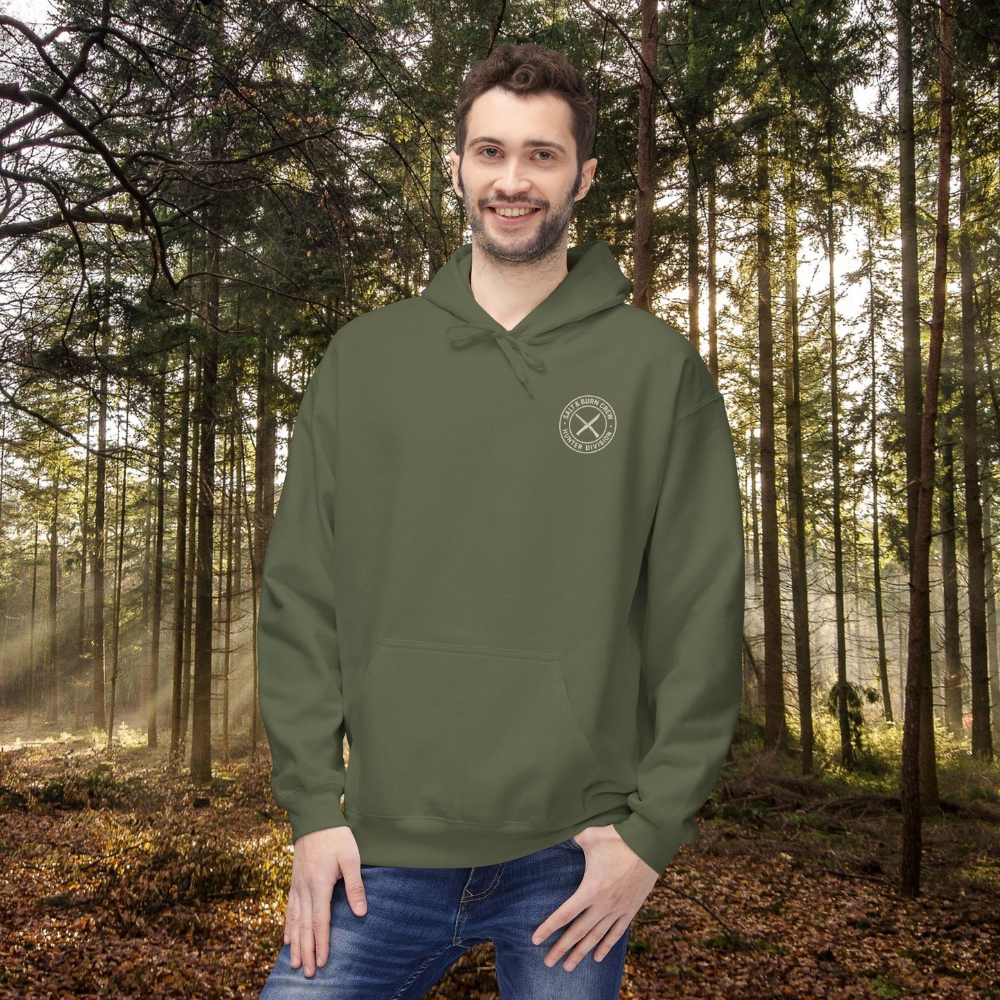 Salt & Burn Crew Hoodie - Supernatural Fan Design | Fandom Pullover | Anti-Possession Symbol Unisex Sweatshirt | Cozy Grunge SPN Gear