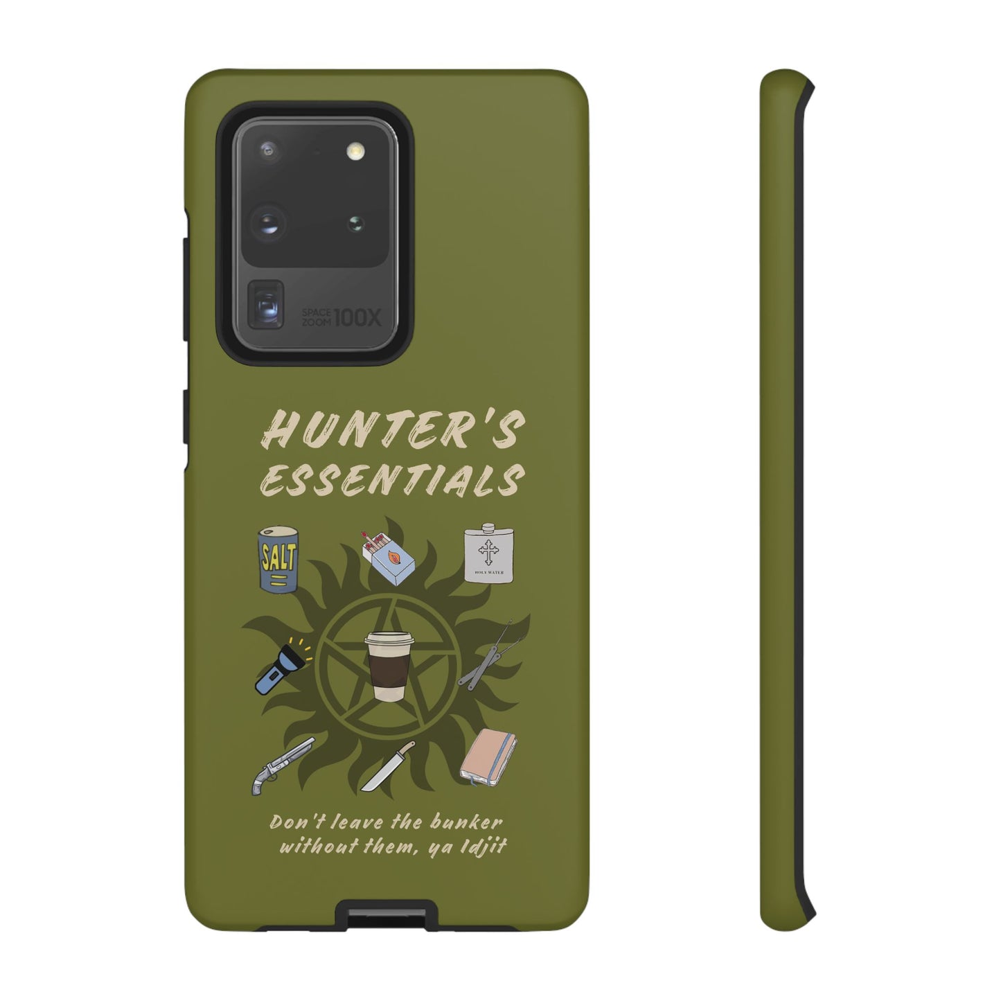 Hunter's Essentials Tough Phone Case - Supernatural Fan Design | Protective Phone Cover | iPhone, Galaxy & Pixel
