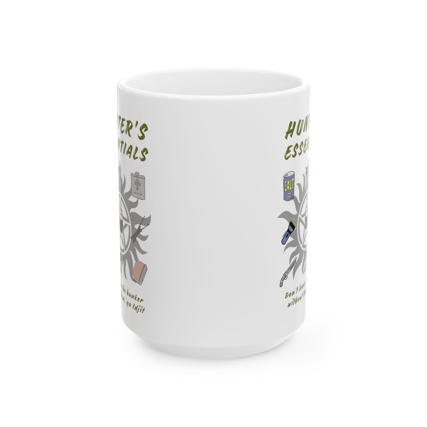 Hunter's Essentials Mug - Supernatural Fan Design | Coffee Mug