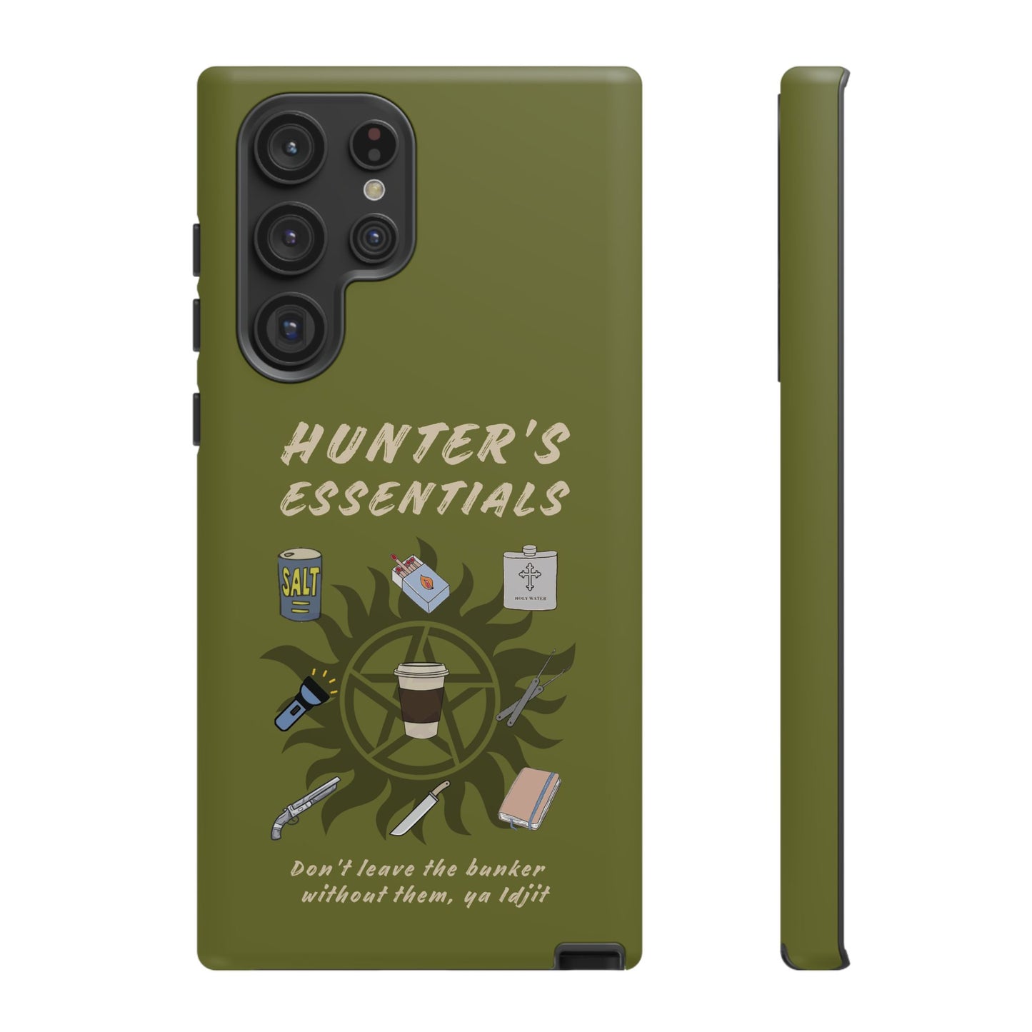 Hunter's Essentials Tough Phone Case - Supernatural Fan Design | Protective Phone Cover | iPhone, Galaxy & Pixel