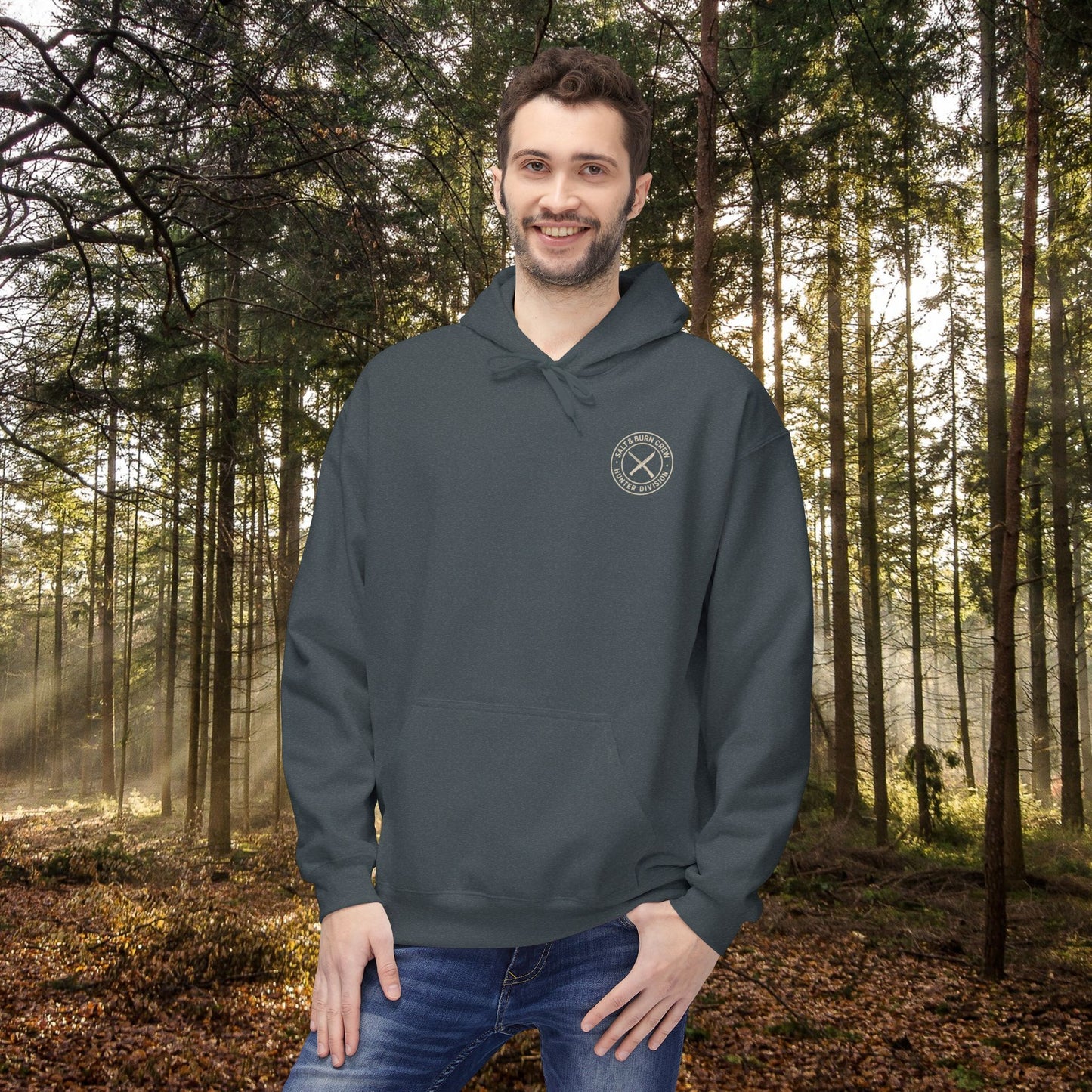 Salt & Burn Crew Hoodie - Supernatural Fan Design | Fandom Pullover | Anti-Possession Symbol Unisex Sweatshirt | Cozy Grunge SPN Gear