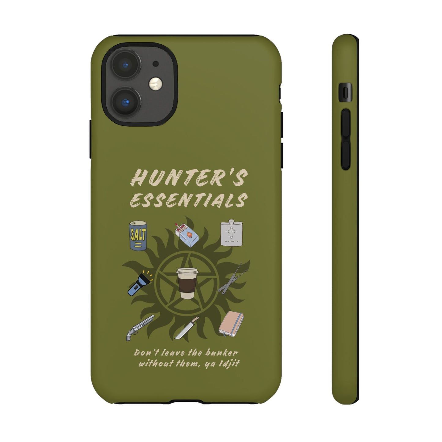 Hunter's Essentials Tough Phone Case - Supernatural Fan Design | Protective Phone Cover | iPhone, Galaxy & Pixel