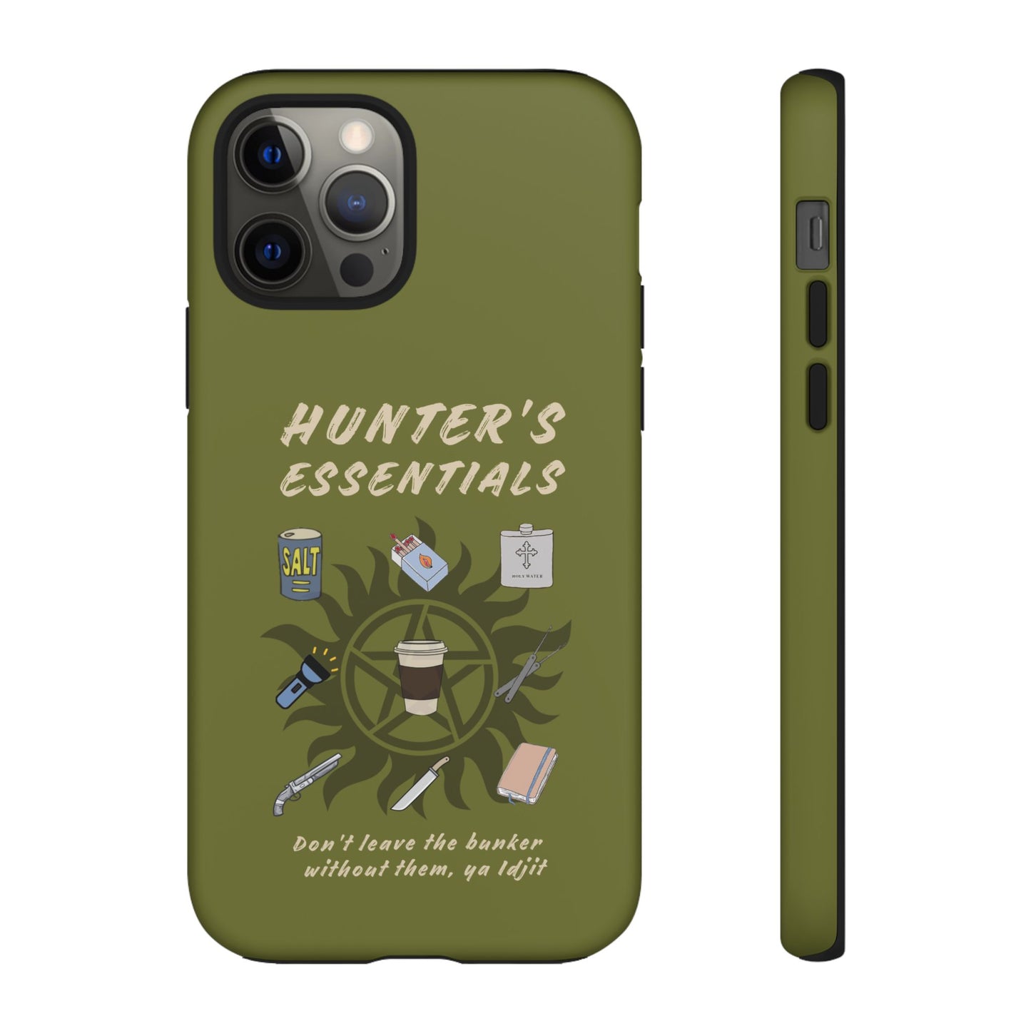 Hunter's Essentials Tough Phone Case - Supernatural Fan Design | Protective Phone Cover | iPhone, Galaxy & Pixel