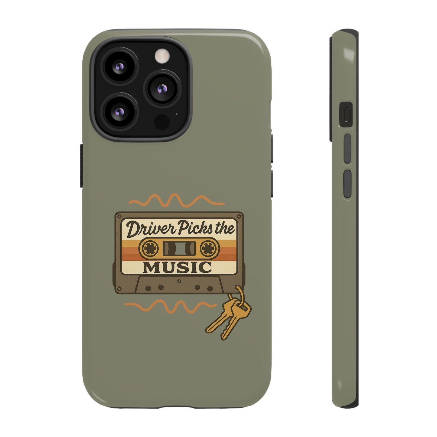 Driver Picks the Music Protective Phone Case - Supernatural Fan Design | Tough Dual-Layer Cover | Glossy Finish