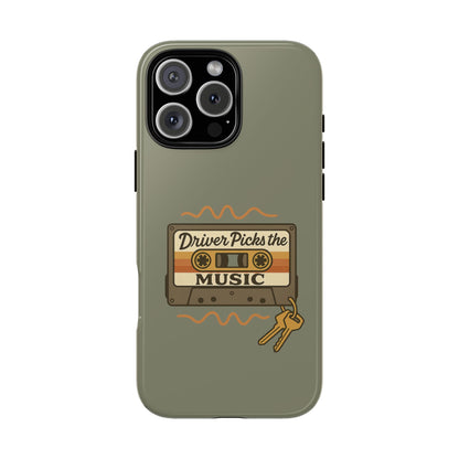 Driver Picks the Music Protective Phone Case - Supernatural Fan Design | Tough Dual-Layer Cover | Glossy Finish