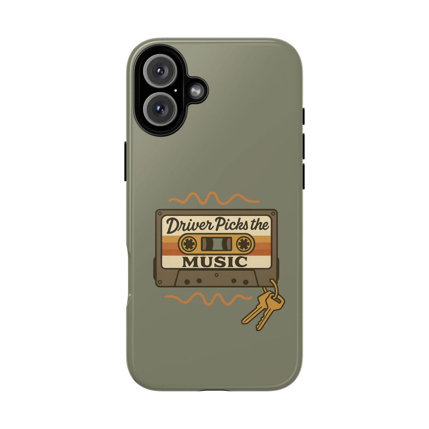 Driver Picks the Music Protective Phone Case - Supernatural Fan Design | Tough Dual-Layer Cover | Glossy Finish