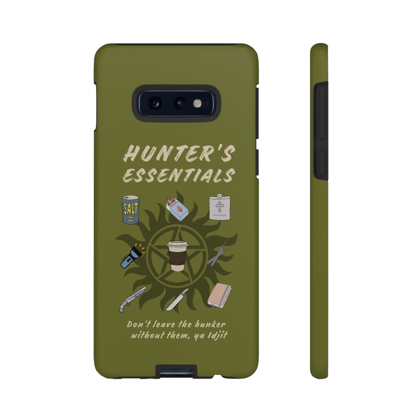 Hunter's Essentials Tough Phone Case - Supernatural Fan Design | Protective Phone Cover | iPhone, Galaxy & Pixel