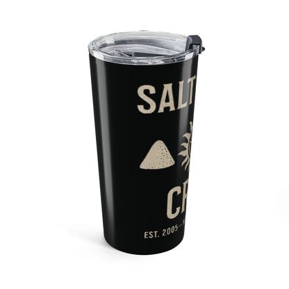 Salt & Burn Crew Tumbler 20oz - Supernatural Fan Design | Stainless Steel Travel Cup | Grunge Hunter Drinkware