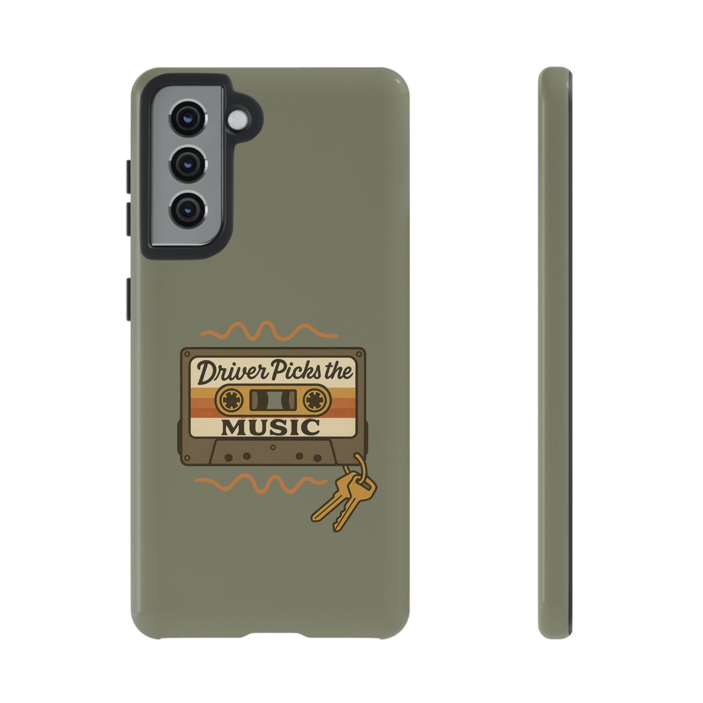 Driver Picks the Music Protective Phone Case - Supernatural Fan Design | Tough Dual-Layer Cover | Glossy Finish