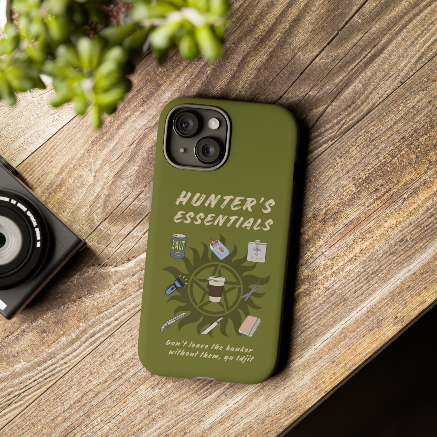 Hunter's Essentials Tough Phone Case - Supernatural Fan Design | Protective Phone Cover | iPhone, Galaxy & Pixel