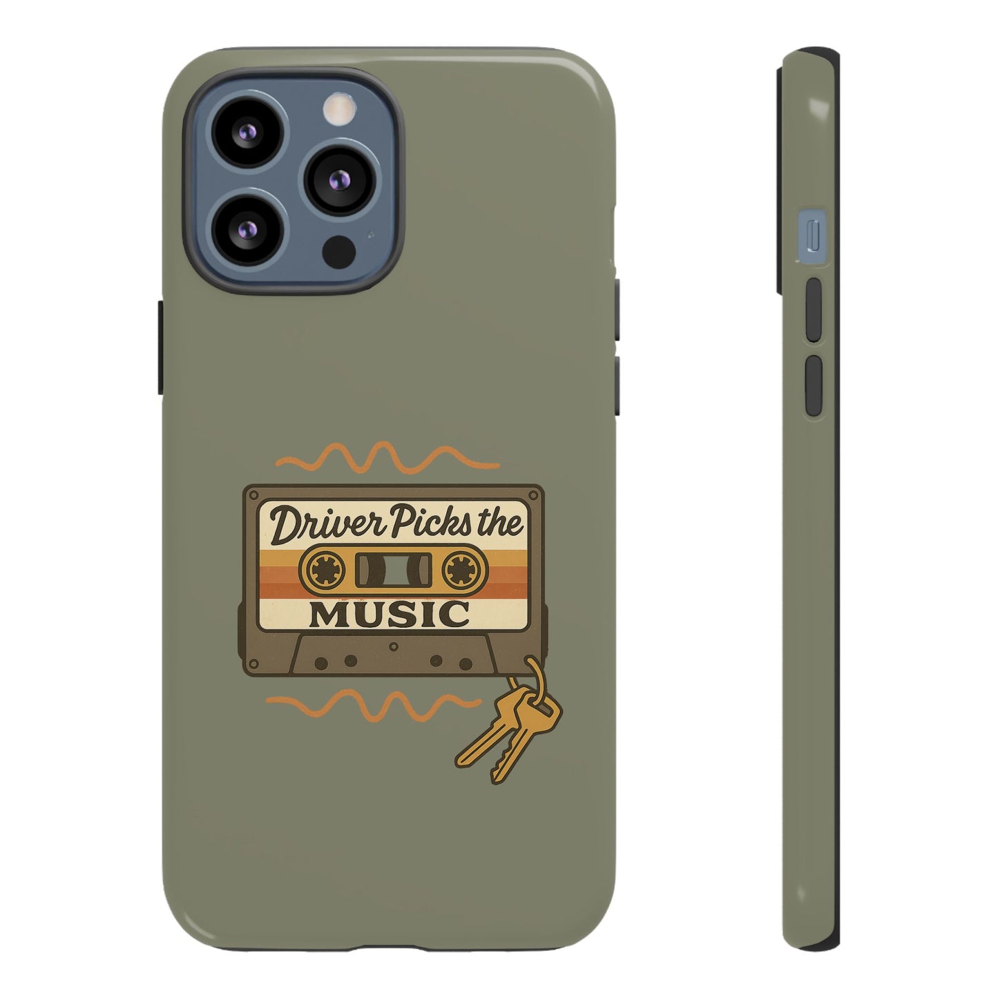Driver Picks the Music Protective Phone Case - Supernatural Fan Design | Tough Dual-Layer Cover | Glossy Finish