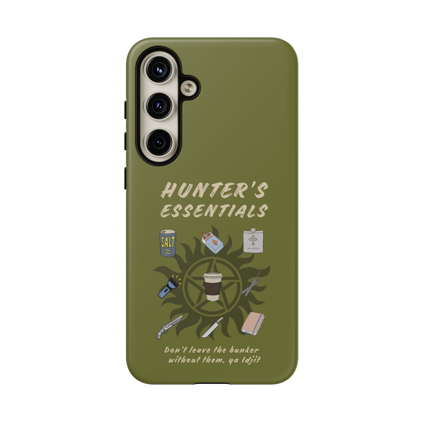 Hunter's Essentials Tough Phone Case - Supernatural Fan Design | Protective Phone Cover | iPhone, Galaxy & Pixel