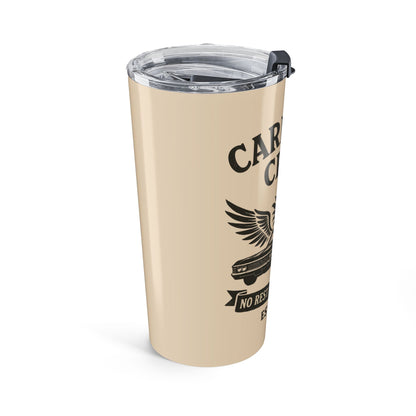 Carry On Crew 20oz Tumbler - Supernatural Fan Design | No Rest for the Idjits Stainless Steel Travel Cup