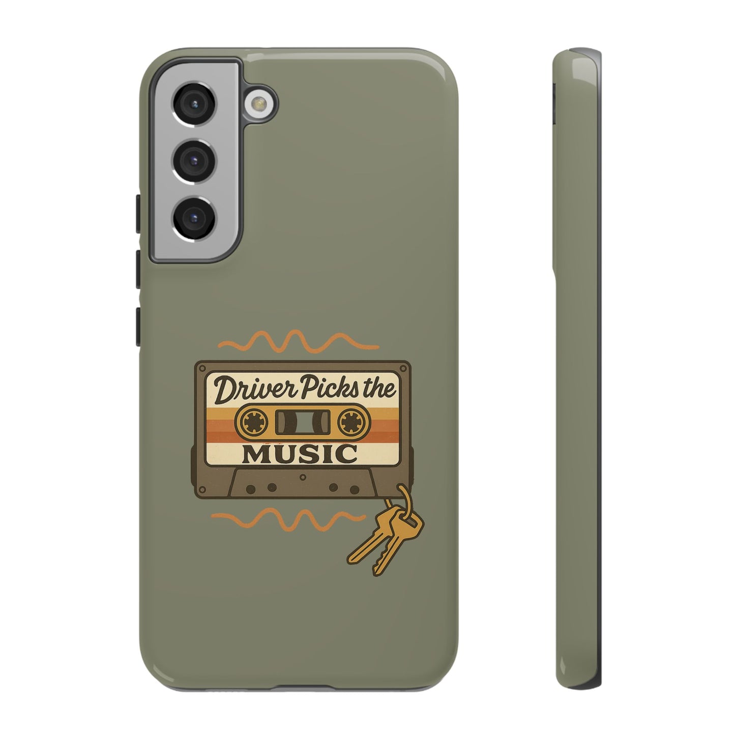 Driver Picks the Music Protective Phone Case - Supernatural Fan Design | Tough Dual-Layer Cover | Glossy Finish