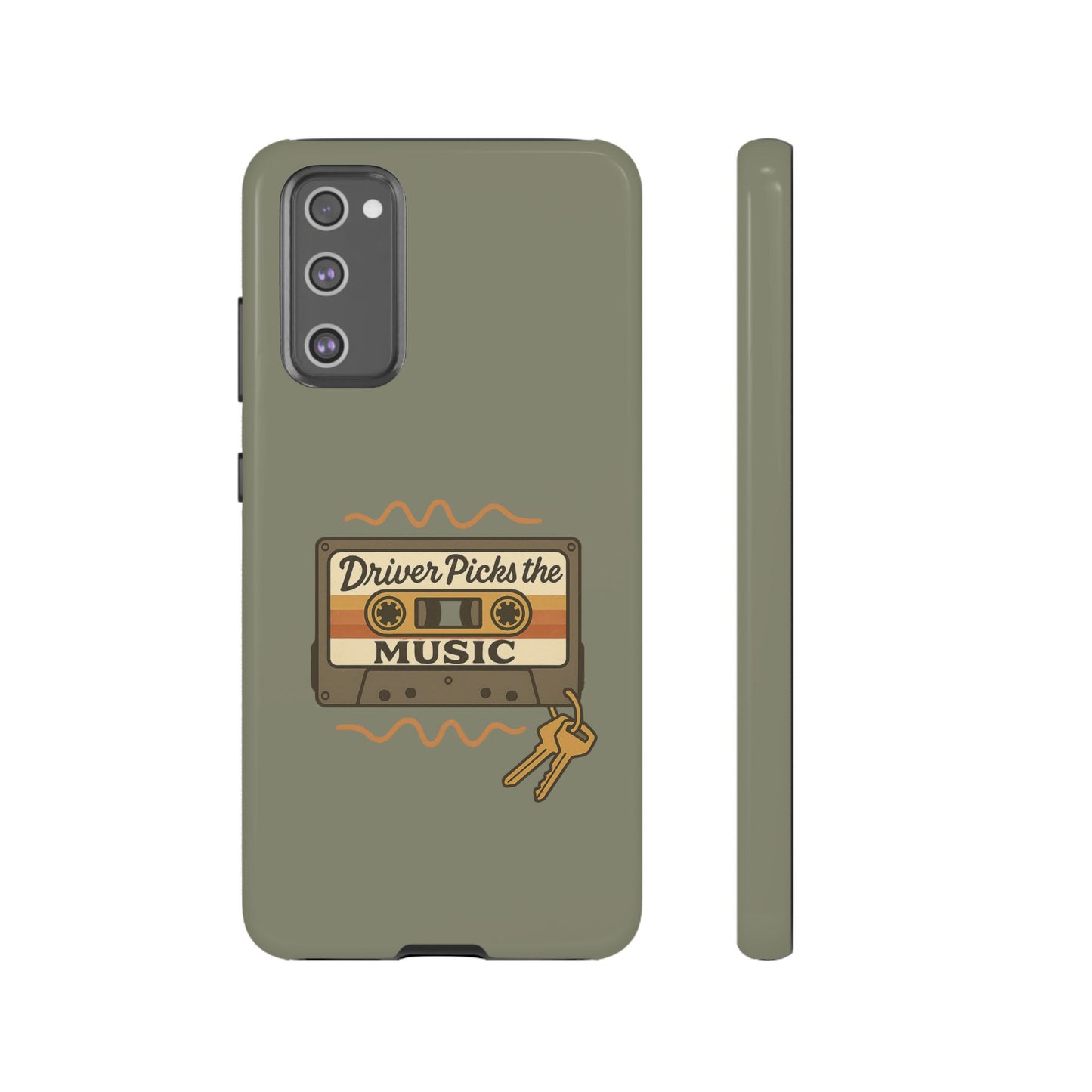 Driver Picks the Music Protective Phone Case - Supernatural Fan Design | Tough Dual-Layer Cover | Glossy Finish