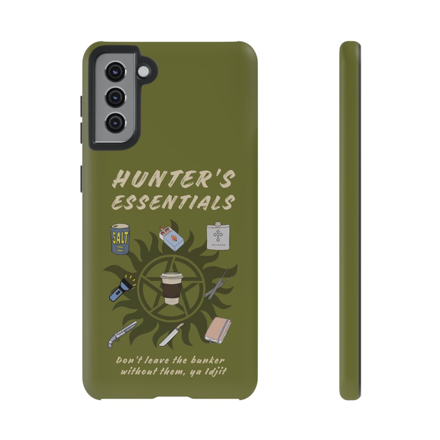 Hunter's Essentials Tough Phone Case - Supernatural Fan Design | Protective Phone Cover | iPhone, Galaxy & Pixel