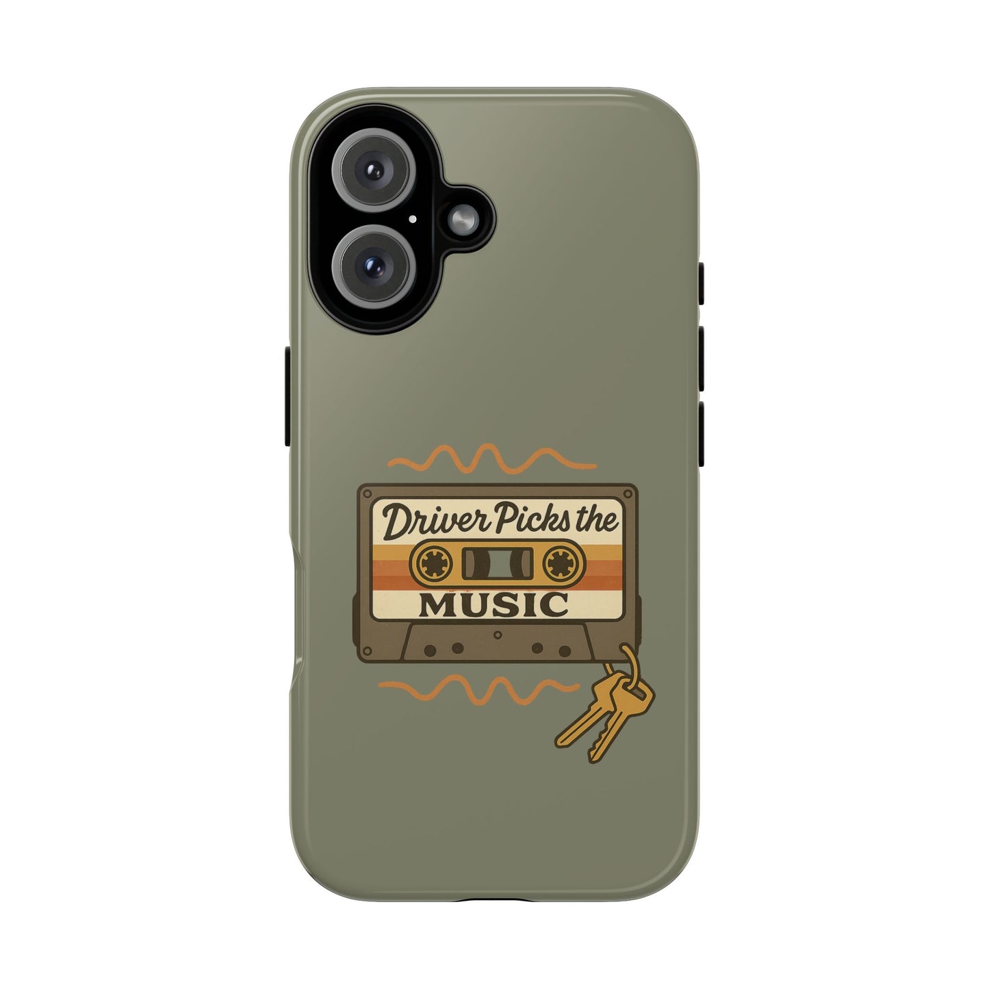 Driver Picks the Music Protective Phone Case - Supernatural Fan Design | Tough Dual-Layer Cover | Glossy Finish