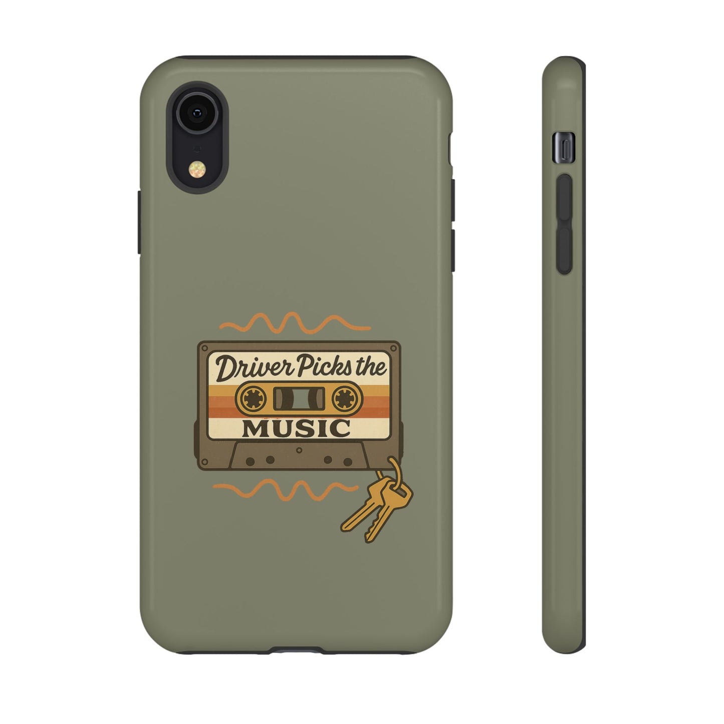 Driver Picks the Music Protective Phone Case - Supernatural Fan Design | Tough Dual-Layer Cover | Glossy Finish