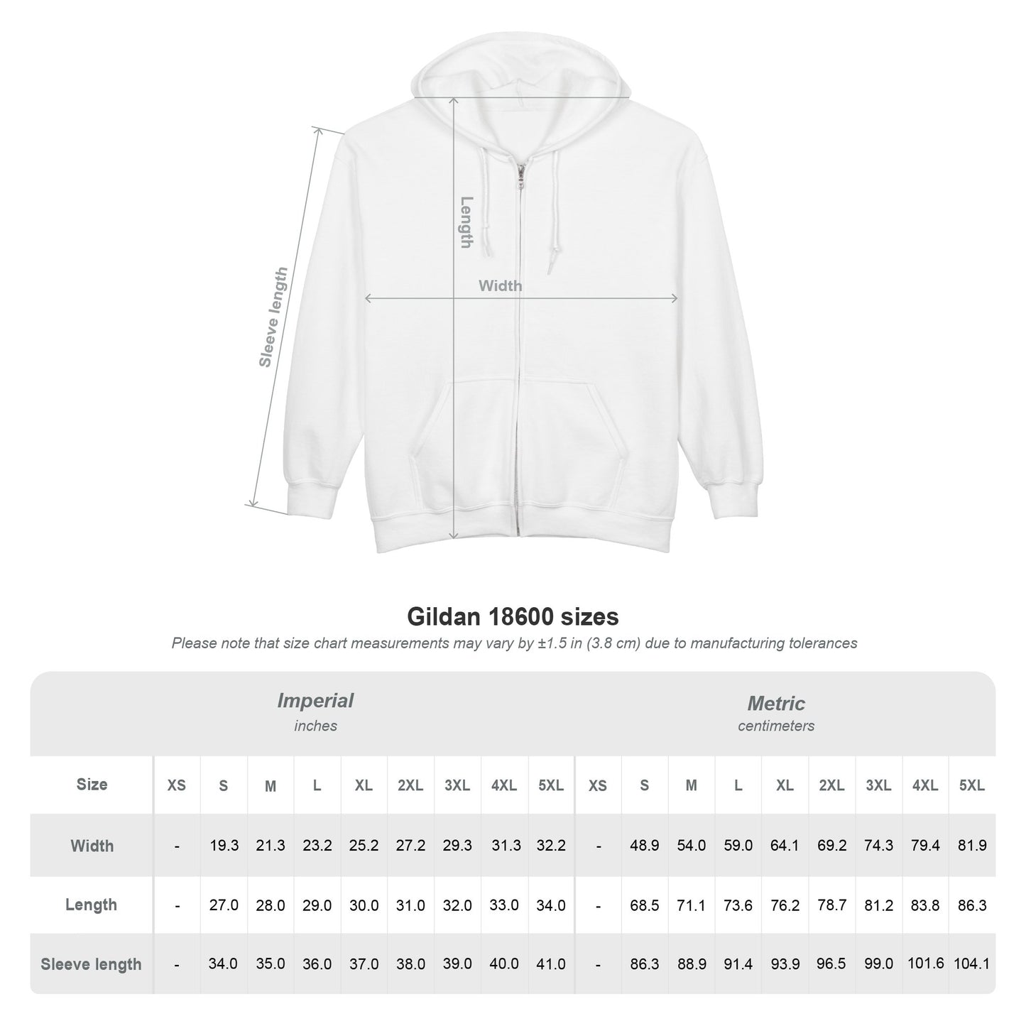 Hunter's Essentials Full Zip Hoodie - Supernatural Fan Design | Zip-Up Sweatshirt | Unisex Gildan 18600
