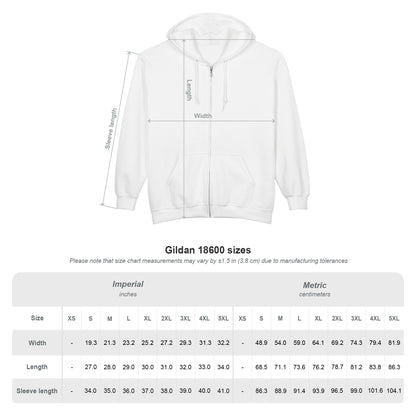 Hunter's Essentials Full Zip Hoodie - Supernatural Fan Design | Zip-Up Sweatshirt | Unisex Gildan 18600