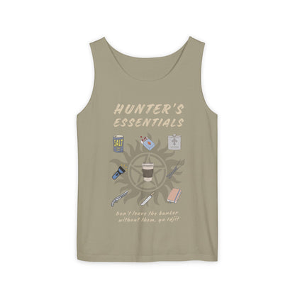 Hunter's Essentials Unisex Garment-Dyed Tank Top - Supernatural Fan Design | Tank