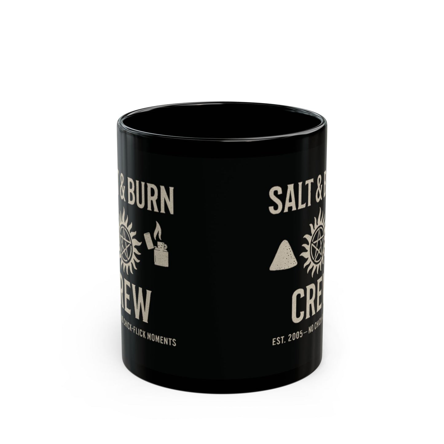 Salt & Burn Crew Mug - Supernatural Fan Design | Coffee Cup | Hunter Gift | SPN Fan Mug