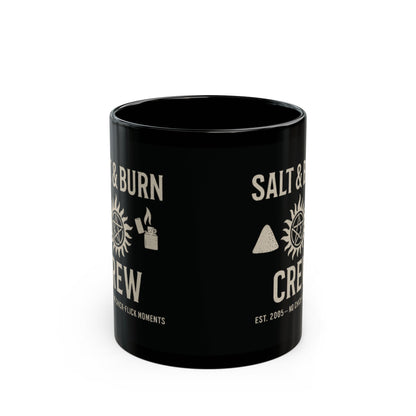 Salt & Burn Crew Mug - Supernatural Fan Design | Coffee Cup | Hunter Gift | SPN Fan Mug