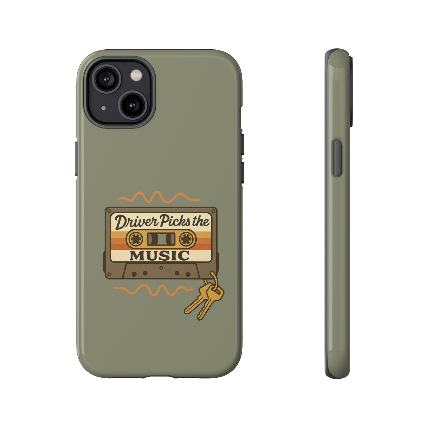 Driver Picks the Music Protective Phone Case - Supernatural Fan Design | Tough Dual-Layer Cover | Glossy Finish