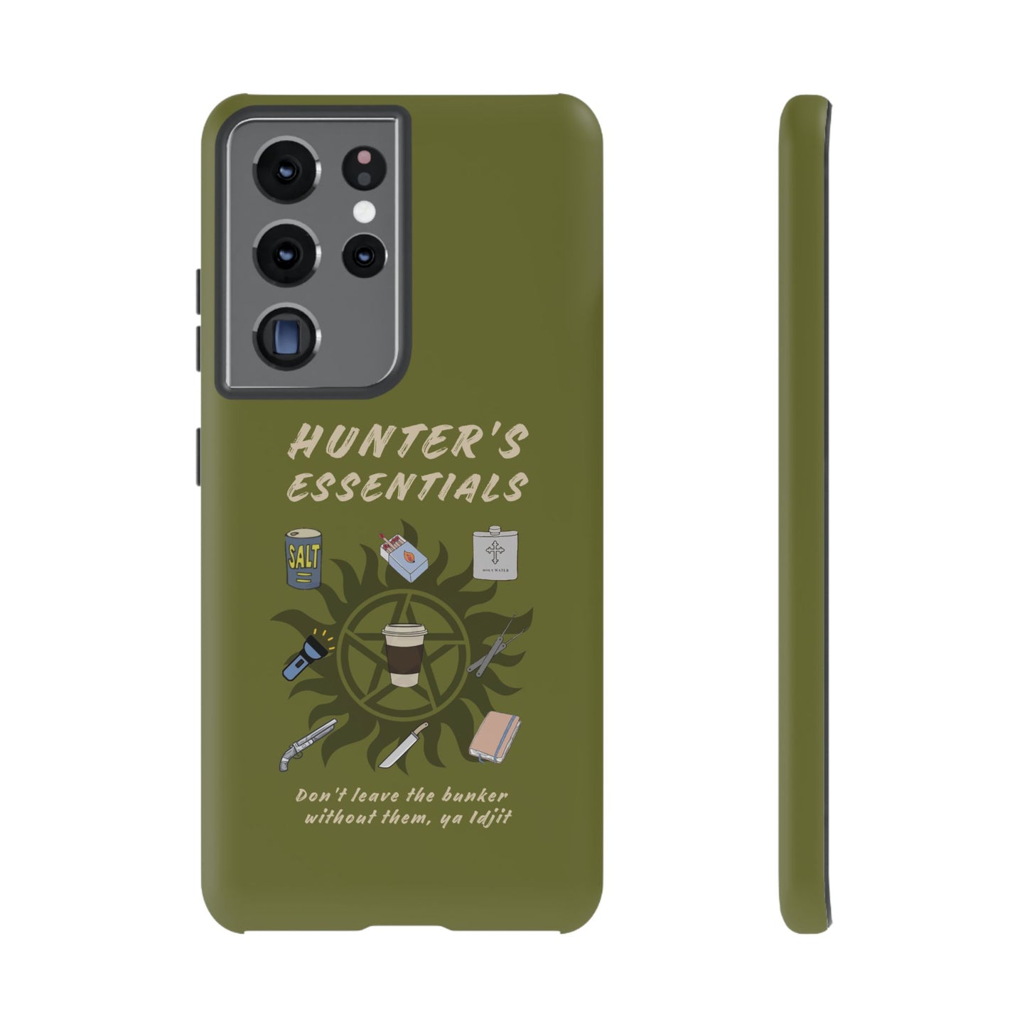 Hunter's Essentials Tough Phone Case - Supernatural Fan Design | Protective Phone Cover | iPhone, Galaxy & Pixel