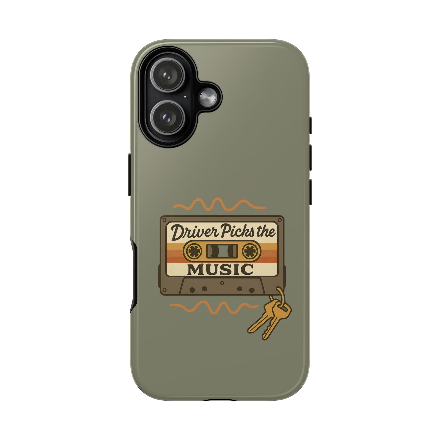 Driver Picks the Music Protective Phone Case - Supernatural Fan Design | Tough Dual-Layer Cover | Glossy Finish