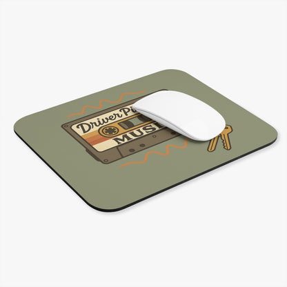 Driver Picks the Music Mouse Pad - Supernatural Fan Design | Desk Mat | Vintage Grunge Office Accessory for Fans, Gamers & Hunters